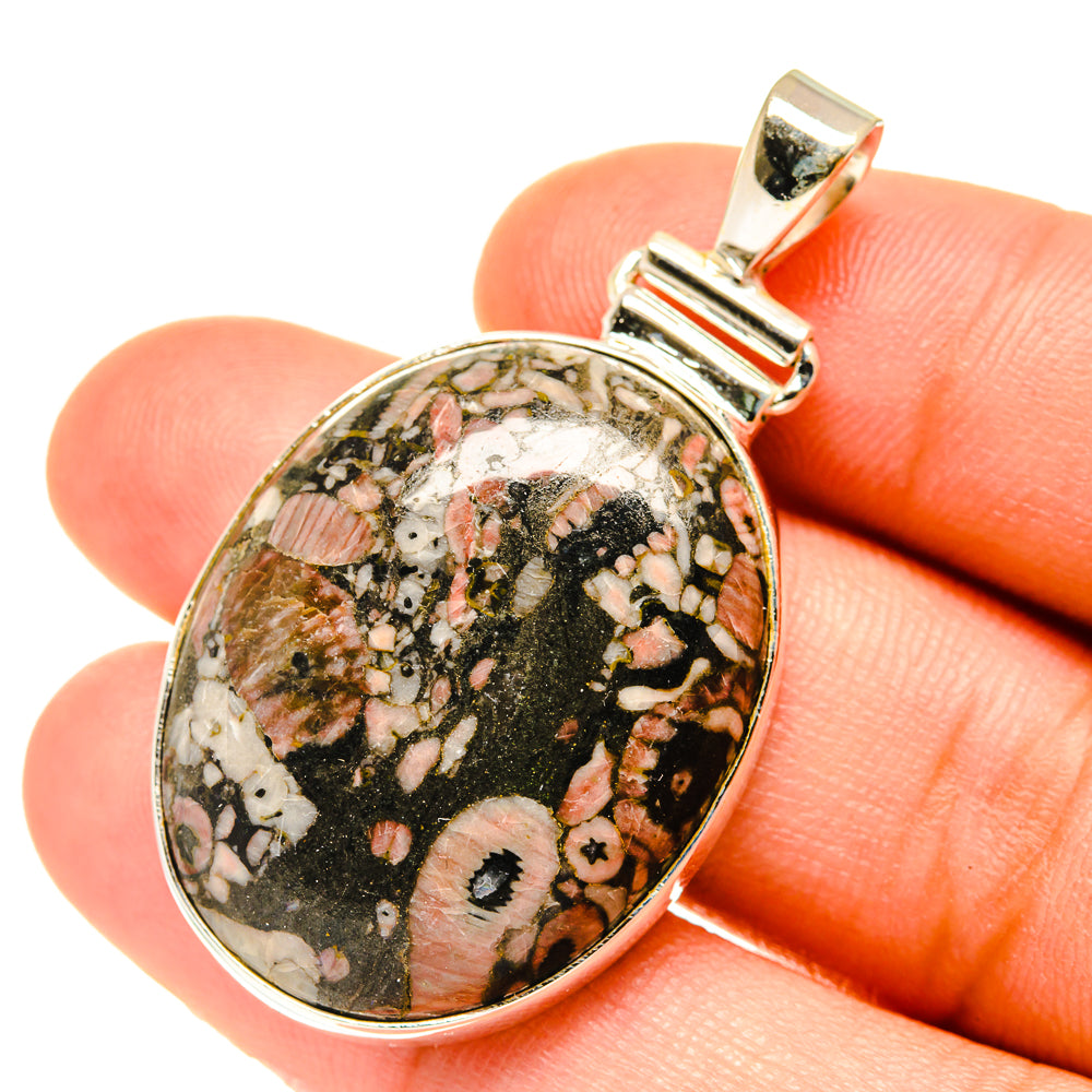 Crinoid Fossil Pendants handcrafted by Anasilvercos - PD3477