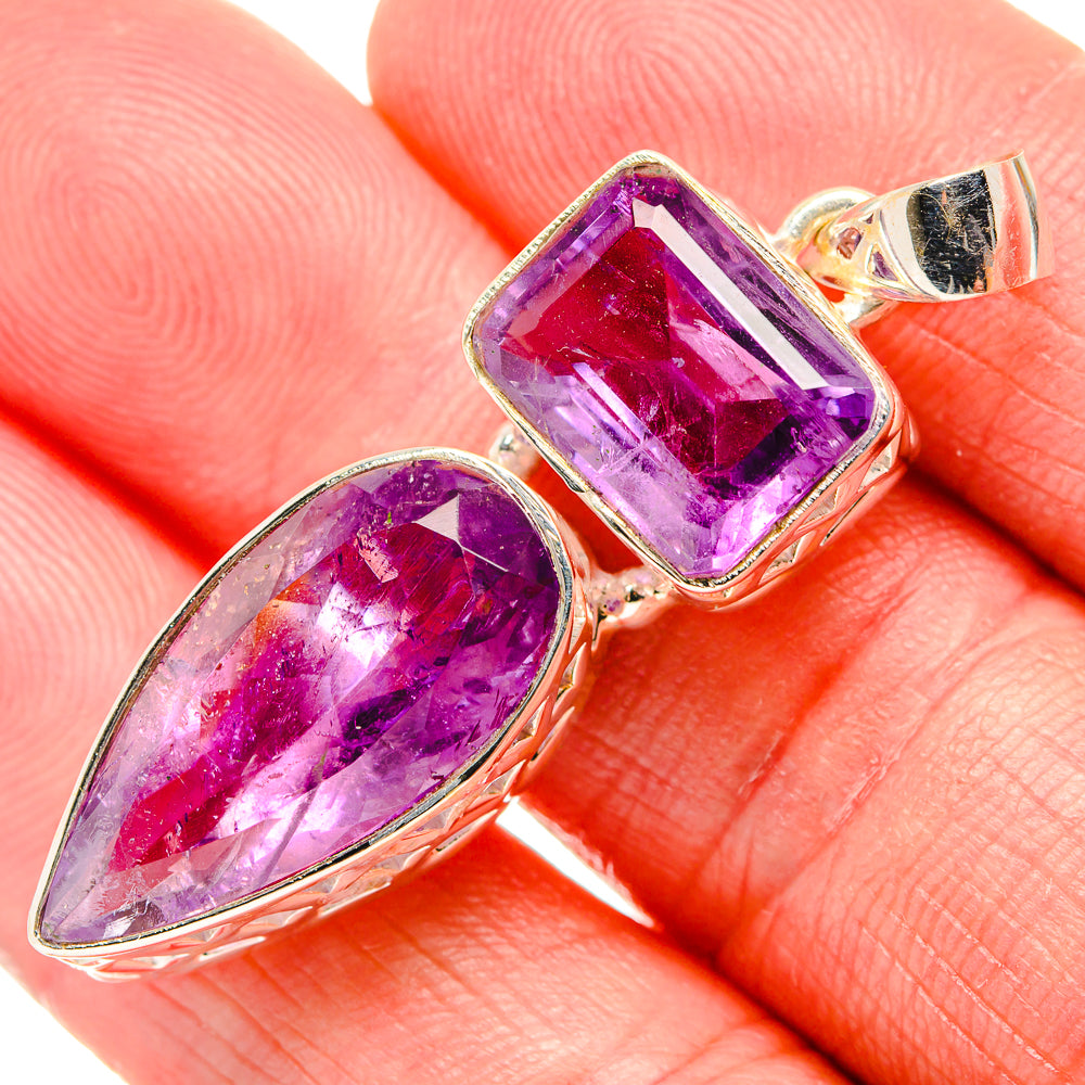 Amethyst Pendants handcrafted by Anasilvercos - PD34776