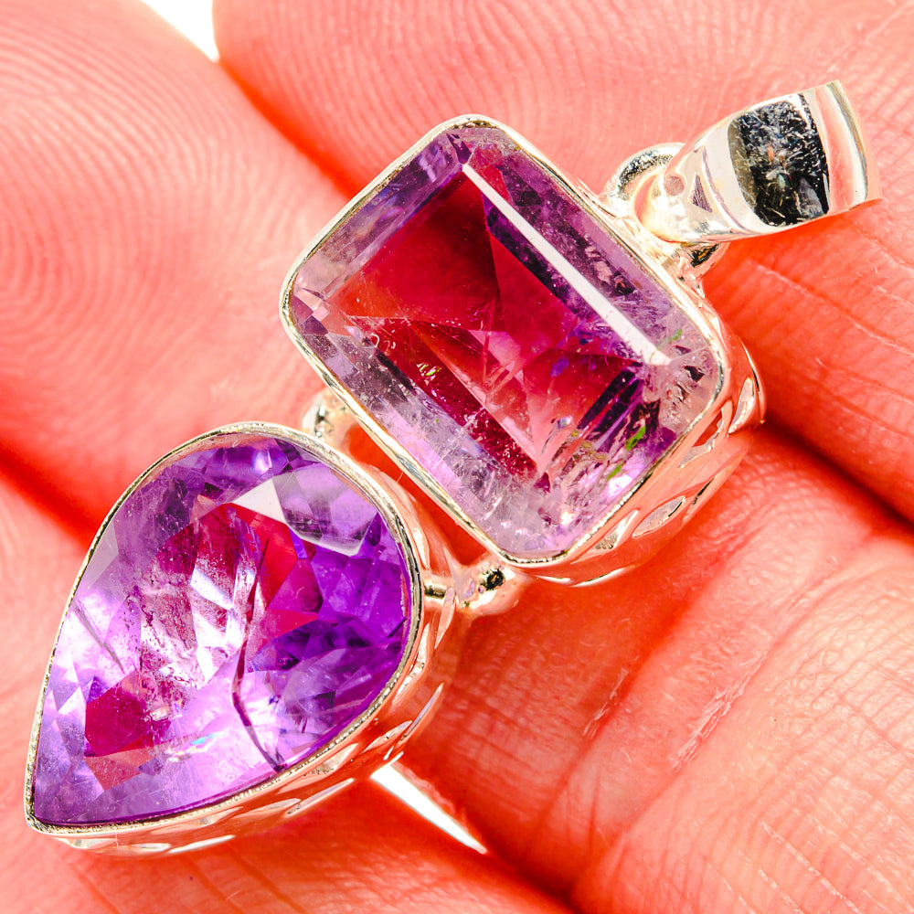 Amethyst Pendants handcrafted by Anasilvercos - PD34781