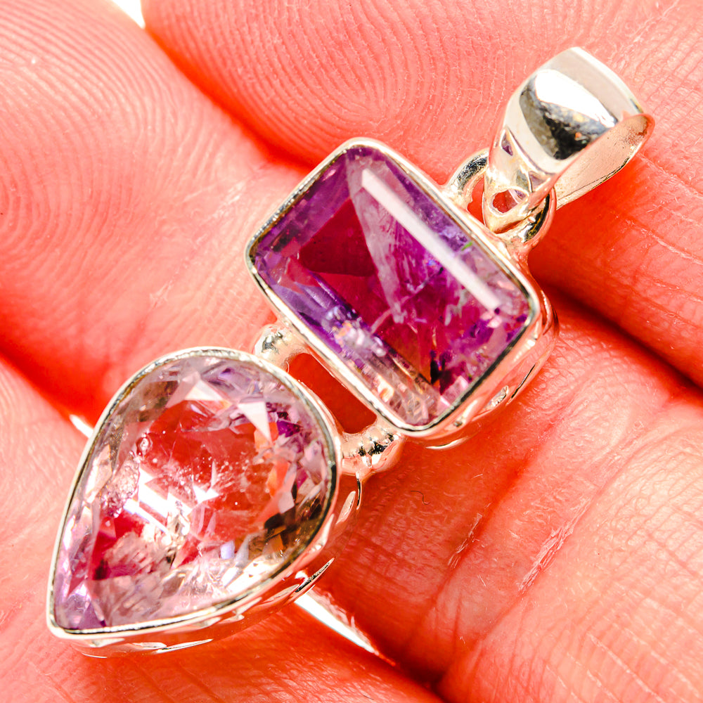 Amethyst Pendants handcrafted by Anasilvercos - PD34790