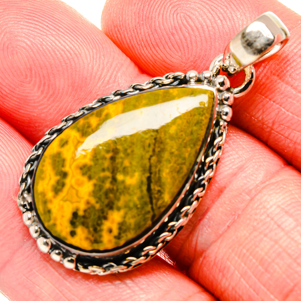 Ocean Jasper Pendants handcrafted by Anasilvercos - PD34821