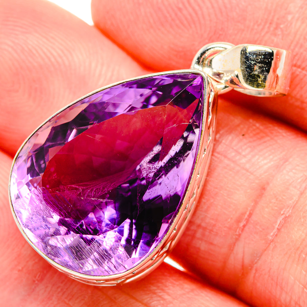 Amethyst Pendants handcrafted by Anasilvercos - PD34843