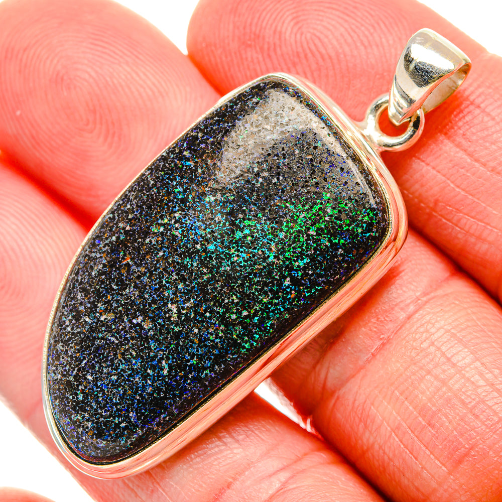 Andamooka Opal Pendants handcrafted by Anasilvercos - PD34872