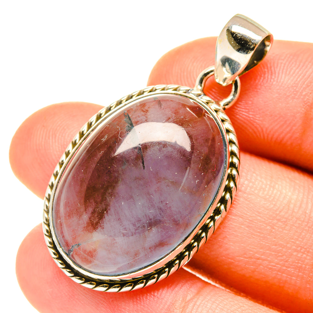 Blue Fluorite Pendants handcrafted by Anasilvercos - PD3489