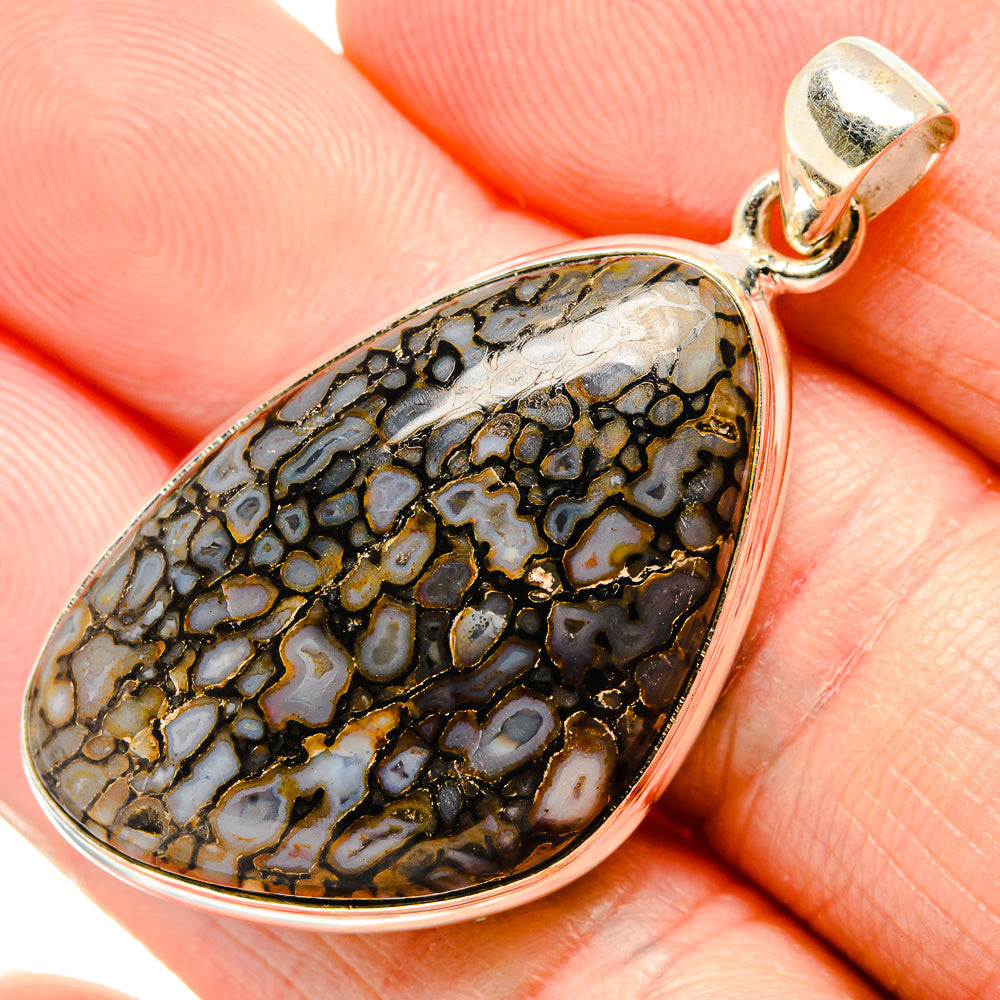 Dinosaur Bone Pendants handcrafted by Anasilvercos - PD34908