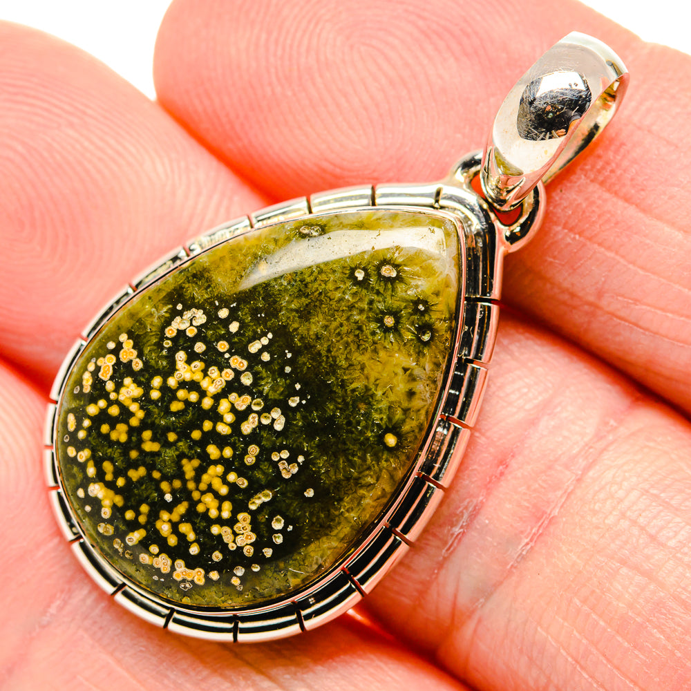 Ocean Jasper Pendants handcrafted by Anasilvercos - PD34926