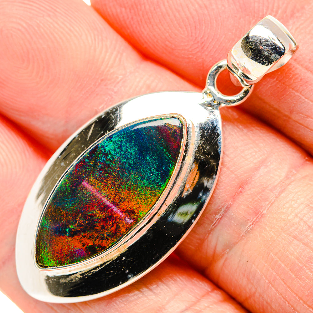 Aura Opal Pendants handcrafted by Anasilvercos - PD34951