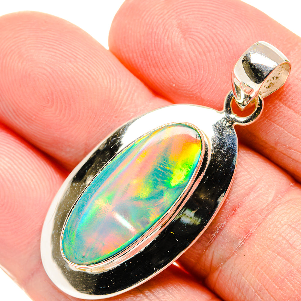 Aura Opal Pendants handcrafted by Anasilvercos - PD34958