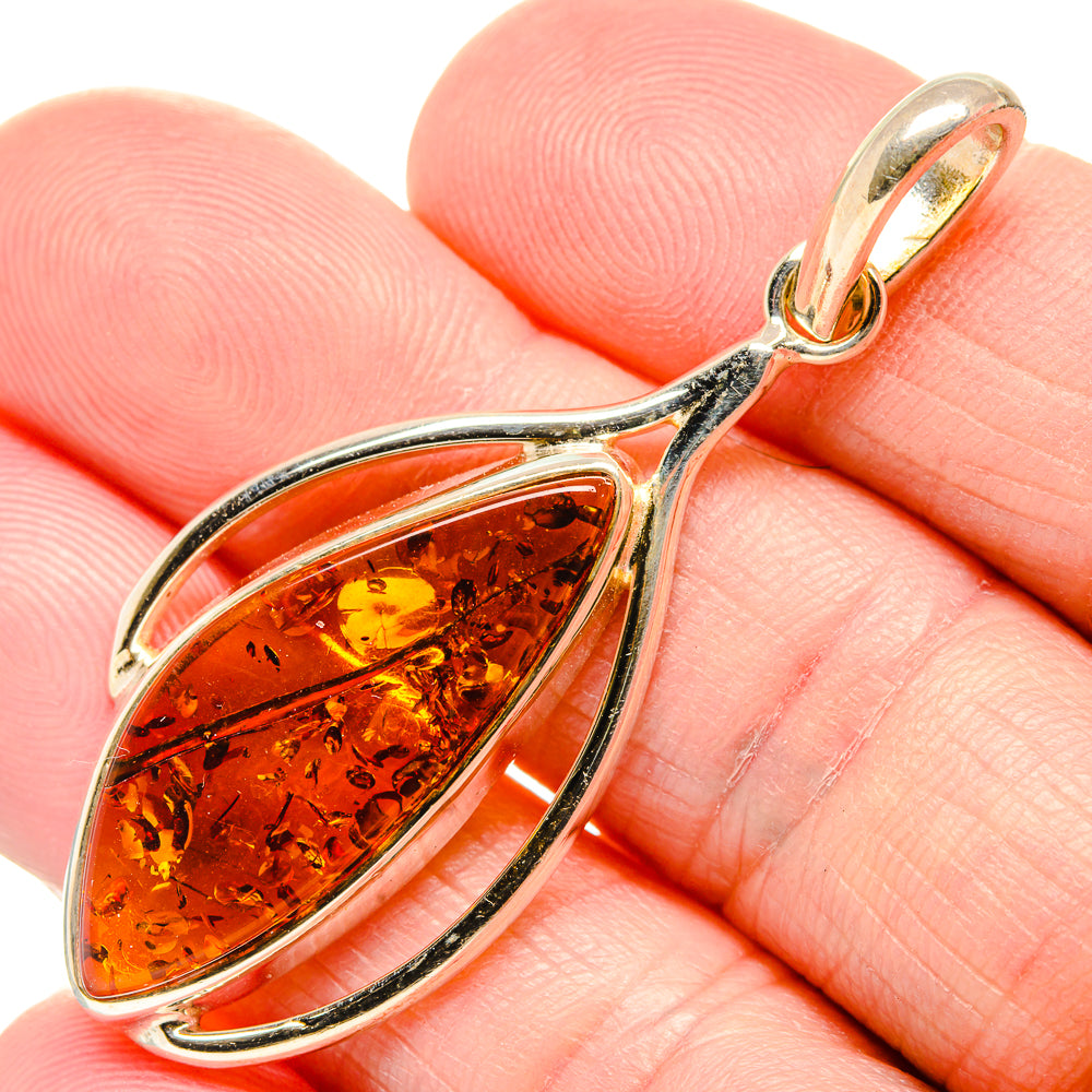 Baltic Amber Pendants handcrafted by Anasilvercos - PD34971