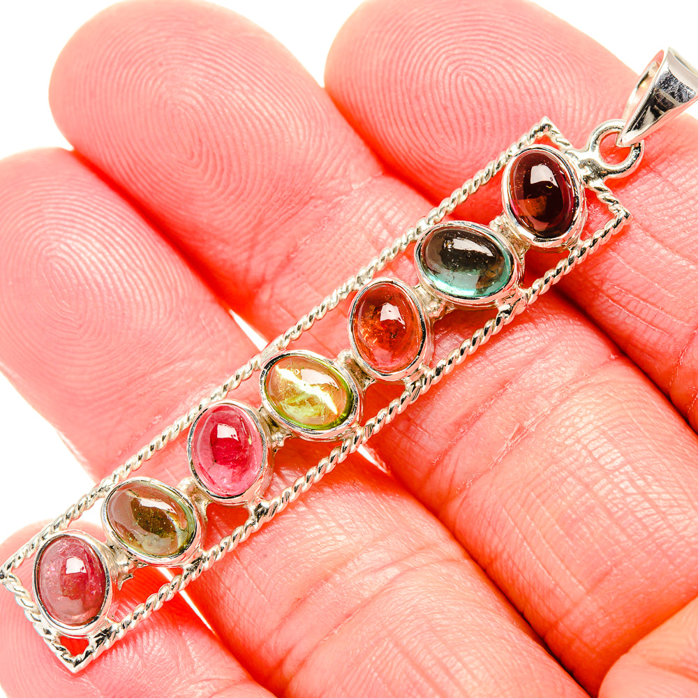 Tourmaline Pendants handcrafted by Anasilvercos - PD34977