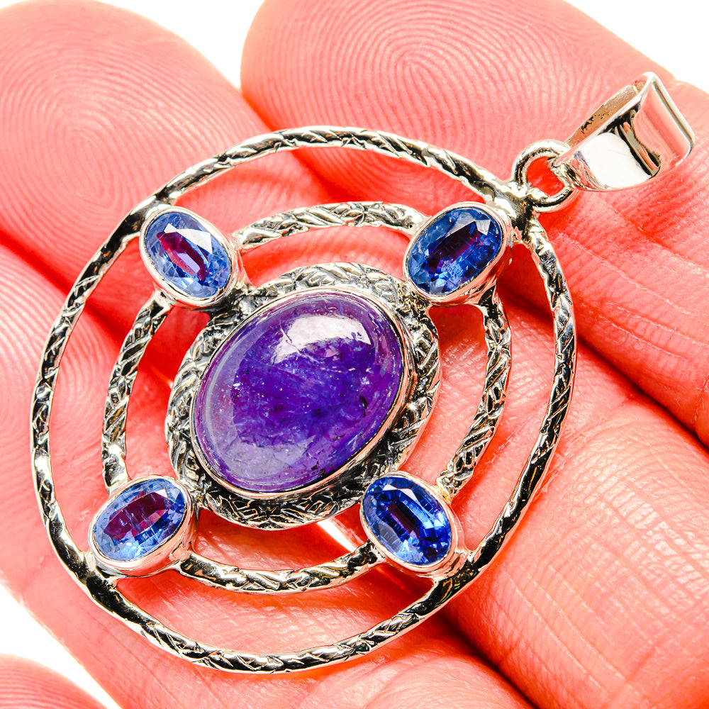 Tanzanite Pendants handcrafted by Anasilvercos - PD34978