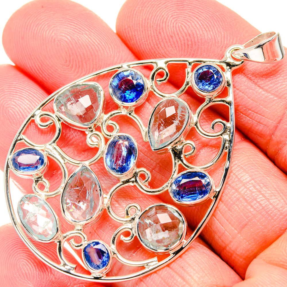 Aquamarine Pendants handcrafted by Anasilvercos - PD34994