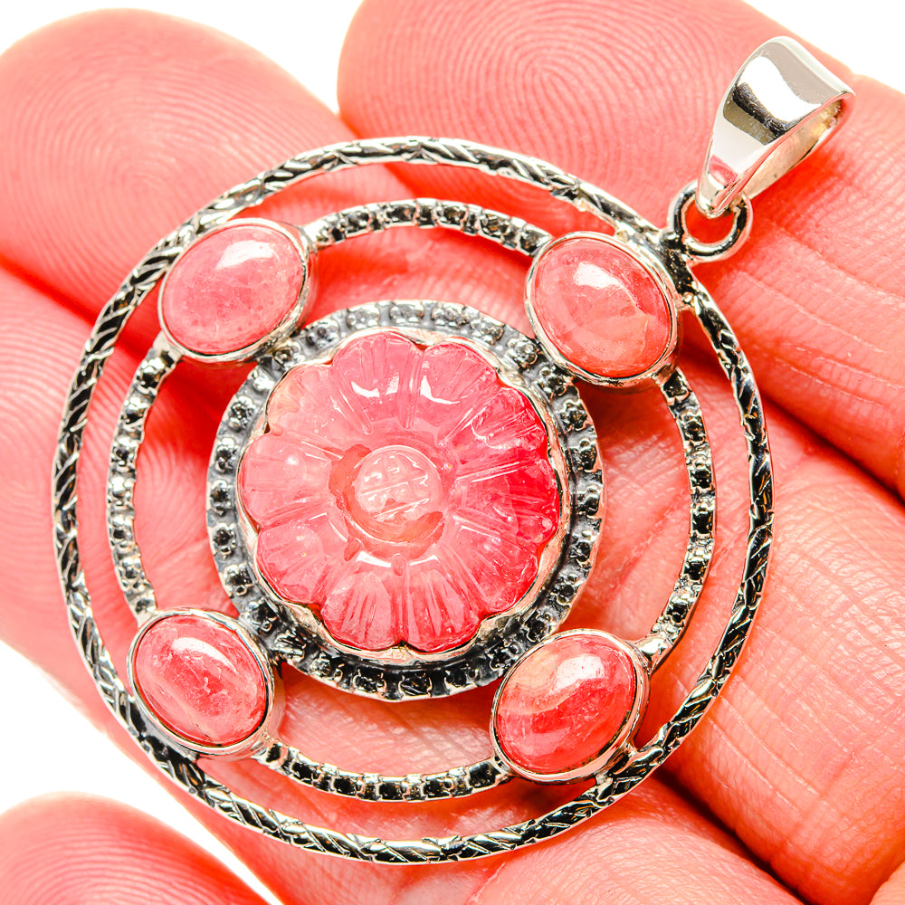 Rhodochrosite Pendants handcrafted by Anasilvercos - PD34995