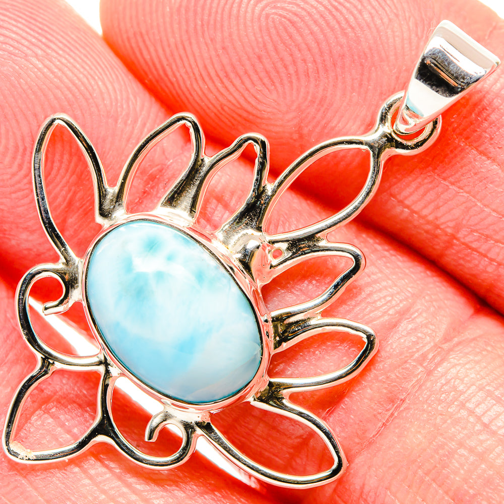 Larimar Pendants handcrafted by Anasilvercos - PD35010