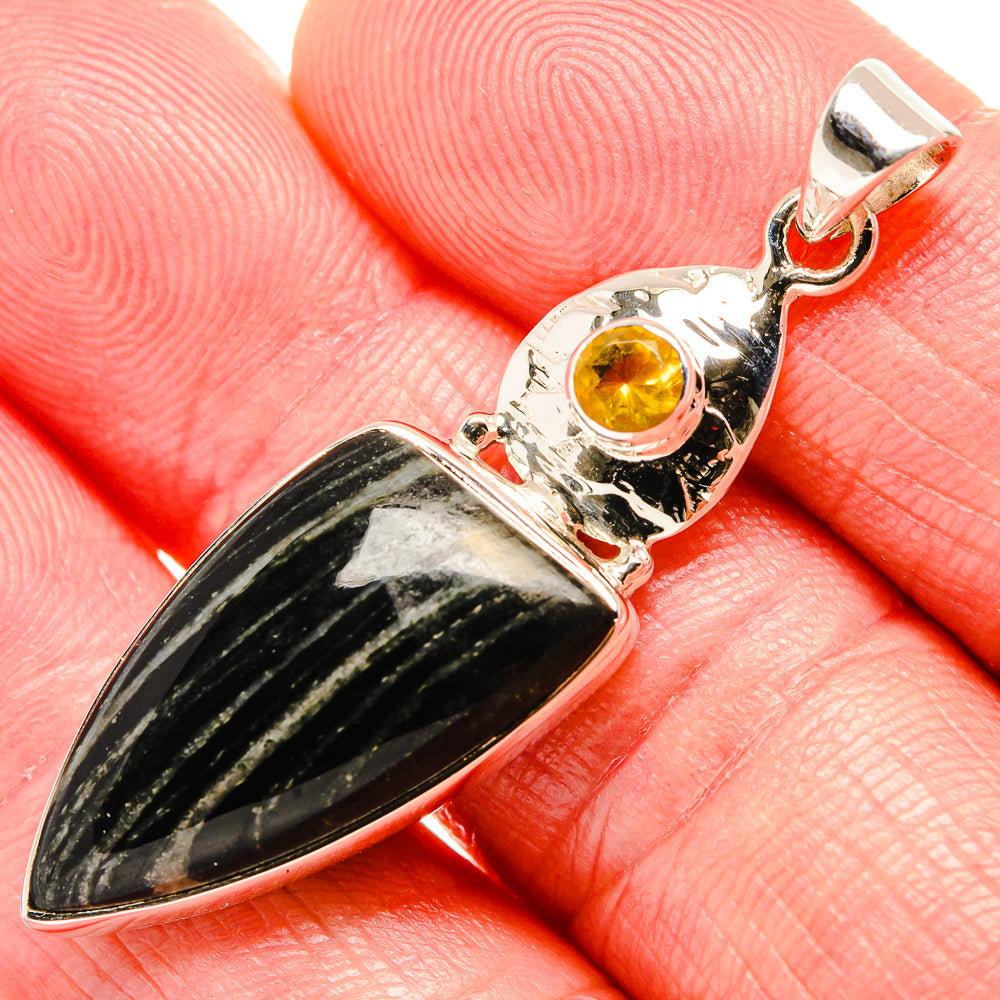 Pinolith Jasper Pendants handcrafted by Anasilvercos - PD35011