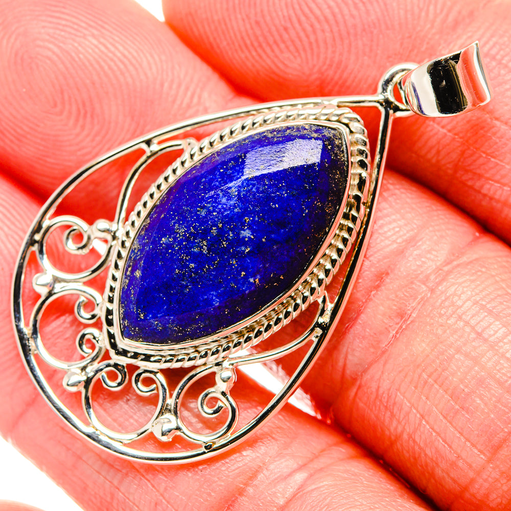 Lapis Lazuli Pendants handcrafted by Anasilvercos - PD35020