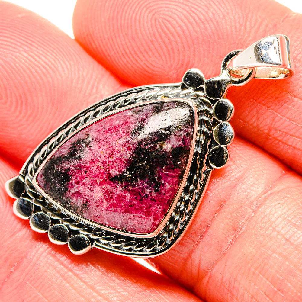 Rhodonite Pendants handcrafted by Anasilvercos - PD35024
