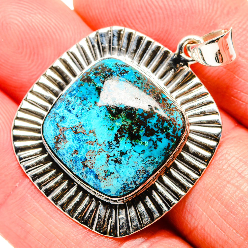 Shattuckite Pendants handcrafted by Anasilvercos - PD35030