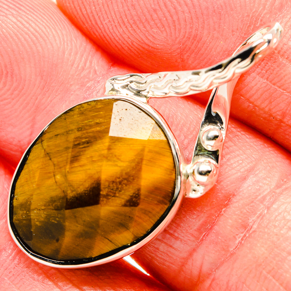 Tiger Eye Pendants handcrafted by Anasilvercos - PD35034