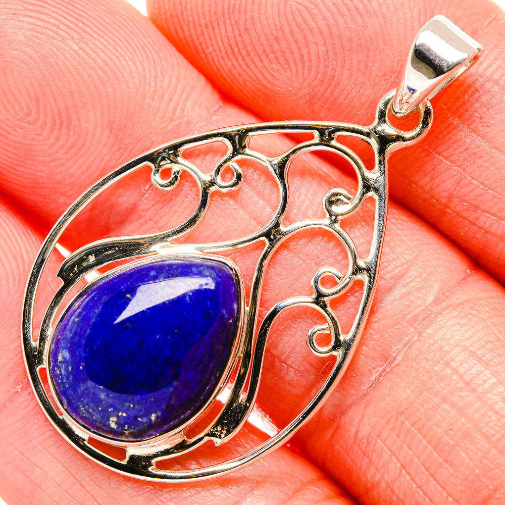 Lapis Lazuli Pendants handcrafted by Anasilvercos - PD35046