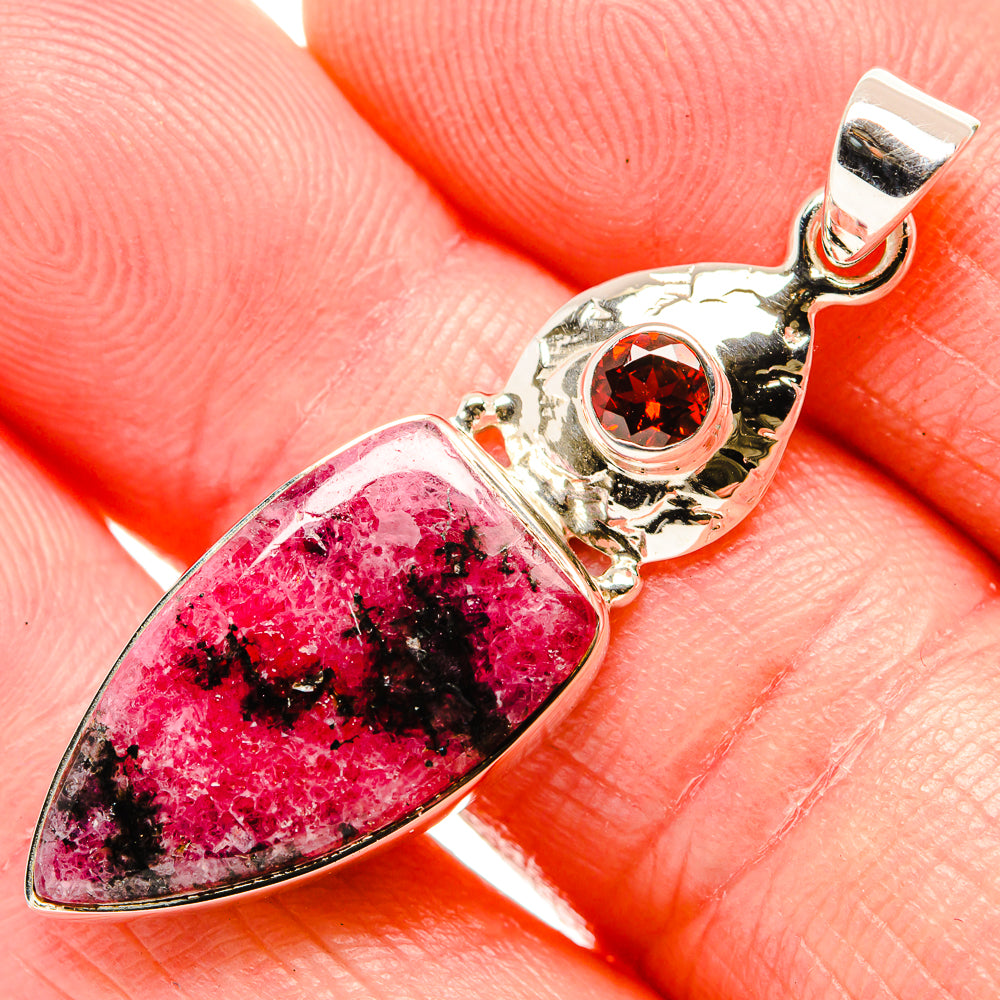 Rhodonite Pendants handcrafted by Anasilvercos - PD35048
