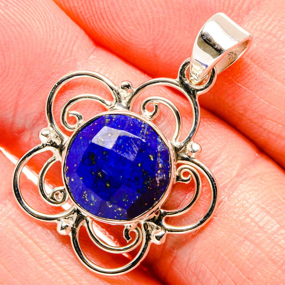 Lapis Lazuli Pendants handcrafted by Anasilvercos - PD35094