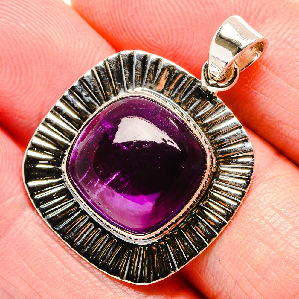 Amethyst Pendants handcrafted by Anasilvercos - PD35106