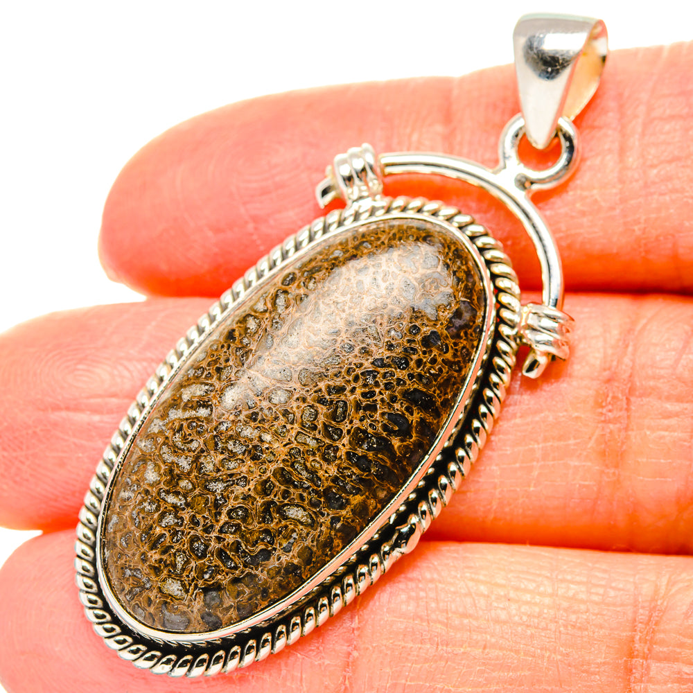 Dinosaur Bone Pendants handcrafted by Anasilvercos - PD35126