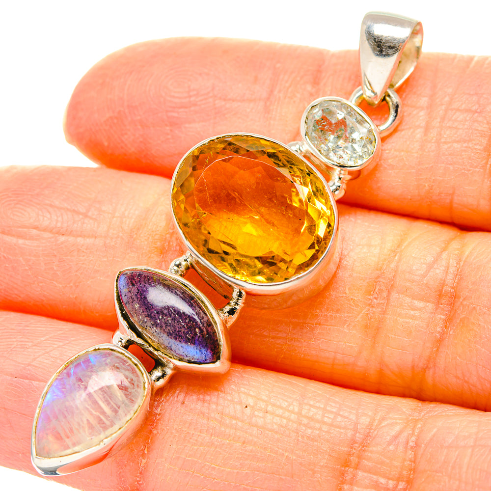 Citrine Pendants handcrafted by Anasilvercos - PD35149