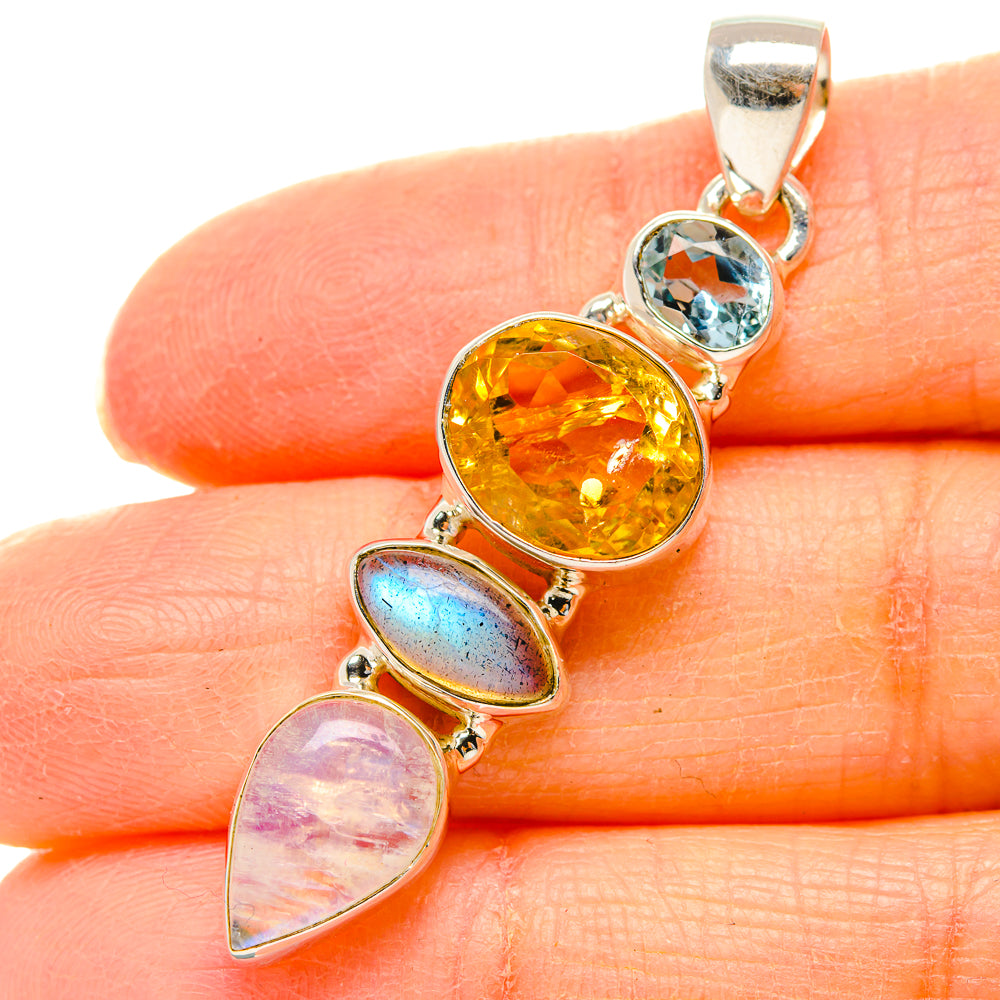 Citrine Pendants handcrafted by Anasilvercos - PD35161