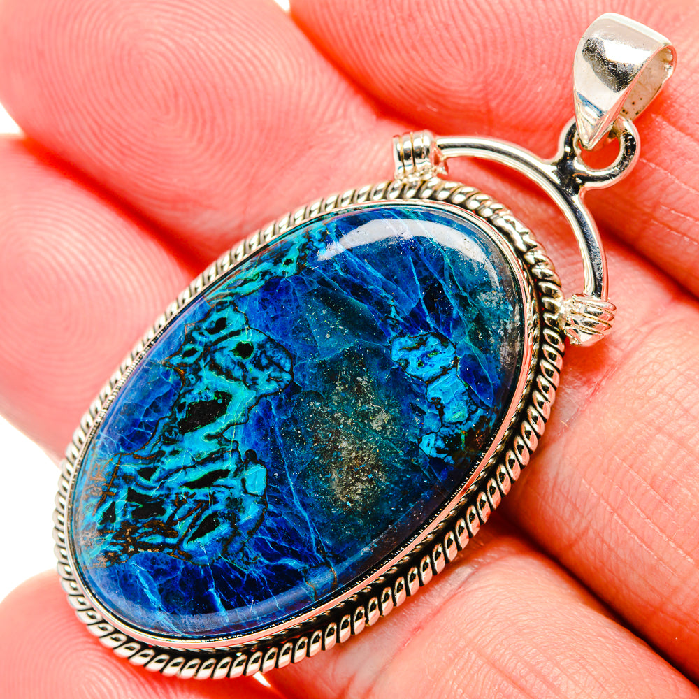 Shattuckite Pendants handcrafted by Anasilvercos - PD35177