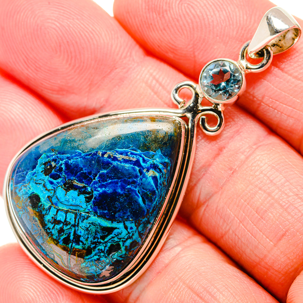 Shattuckite Pendants handcrafted by Anasilvercos - PD35178
