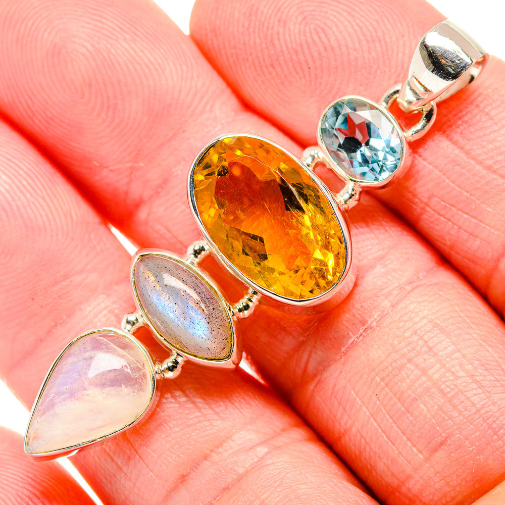 Citrine Pendants handcrafted by Anasilvercos - PD35197