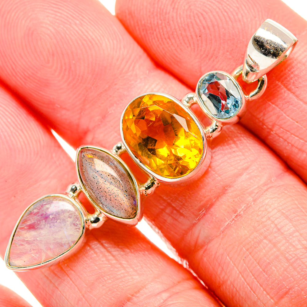 Citrine Pendants handcrafted by Anasilvercos - PD35200