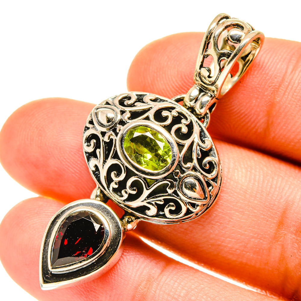Garnet Pendants handcrafted by Anasilvercos - PD3523