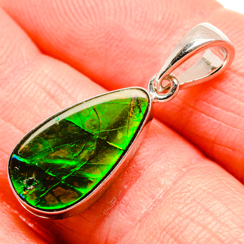 Ammolite Pendants handcrafted by Anasilvercos - PD35230-SS - Photo 2
