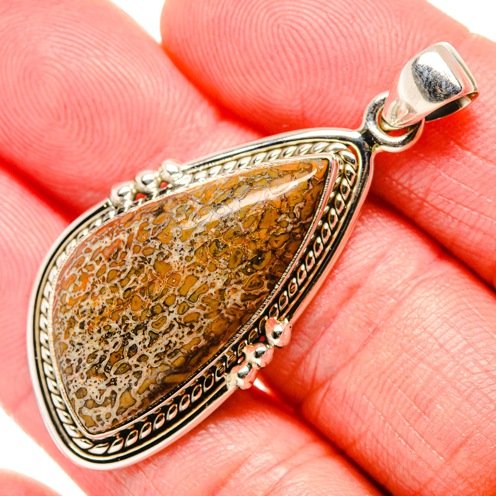 Dinosaur Bone Pendants handcrafted by Anasilvercos - PD35236