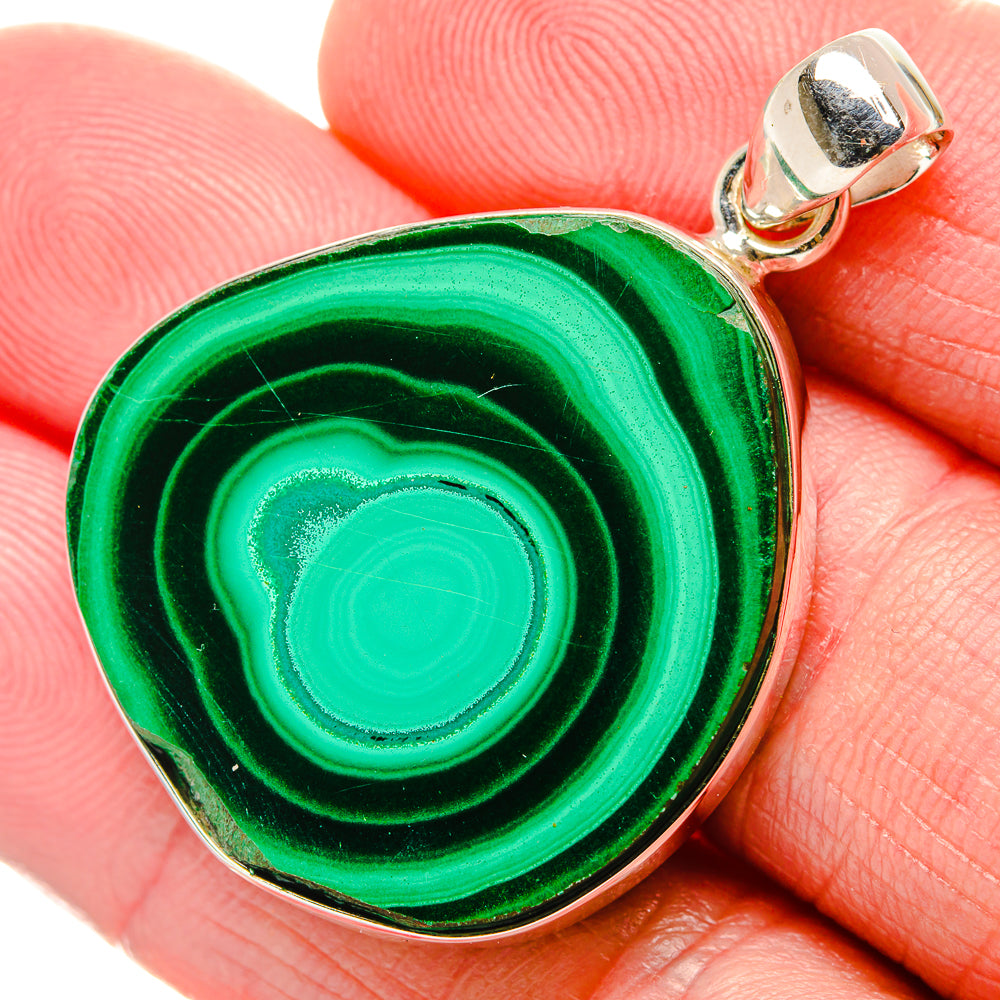 Malachite Pendants handcrafted by Anasilvercos - PD35241