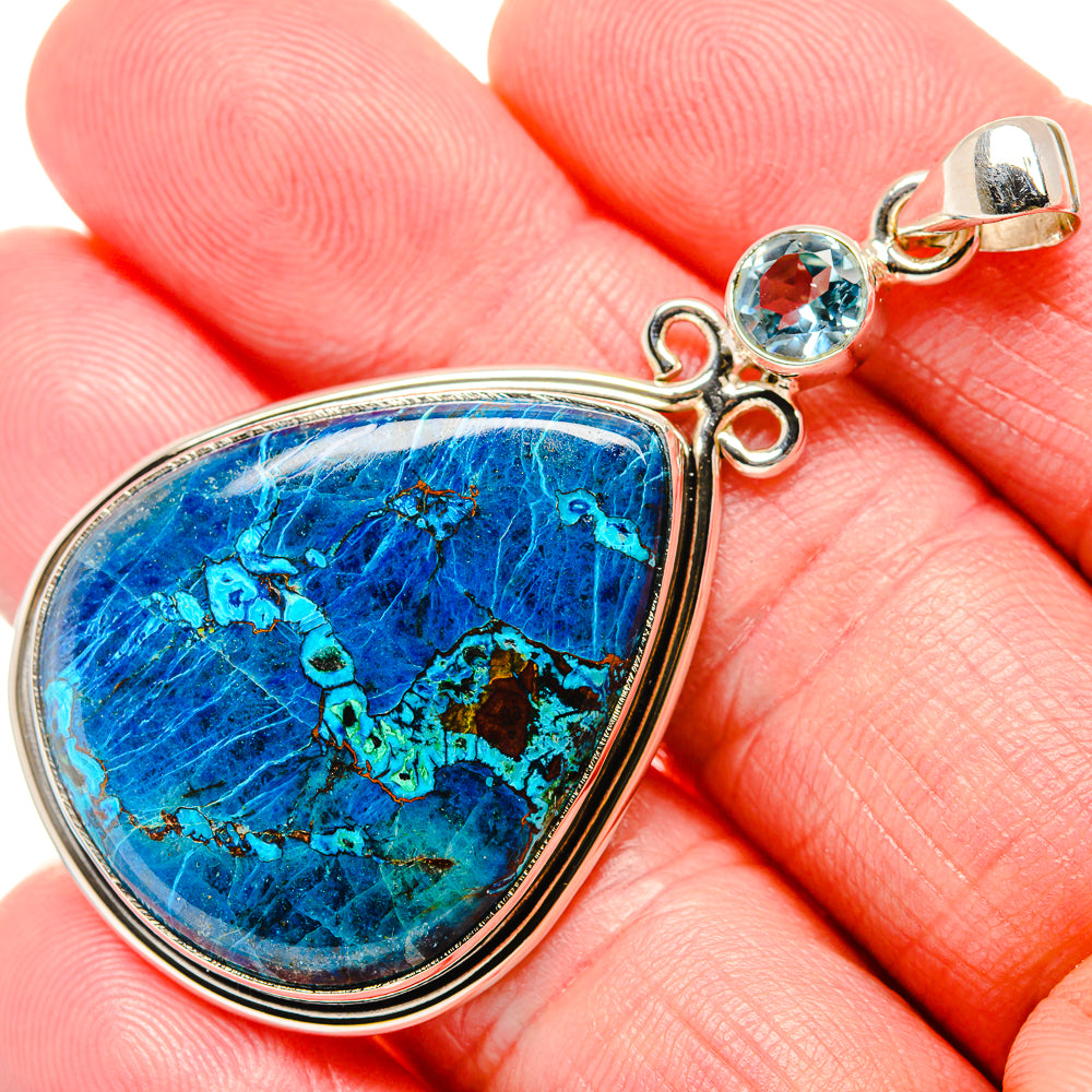Shattuckite Pendants handcrafted by Anasilvercos - PD35247