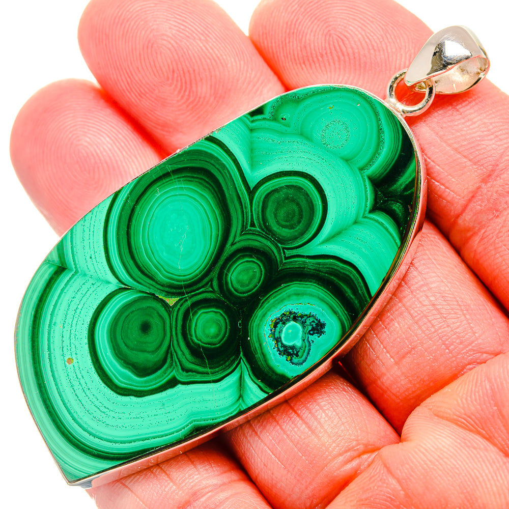 Malachite Pendants handcrafted by Anasilvercos - PD35249