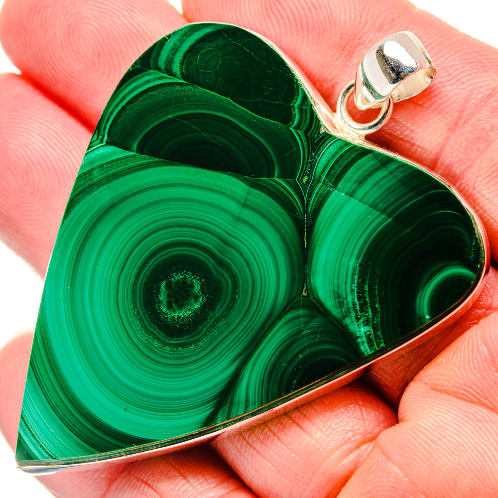 Malachite Pendants handcrafted by Anasilvercos - PD35250