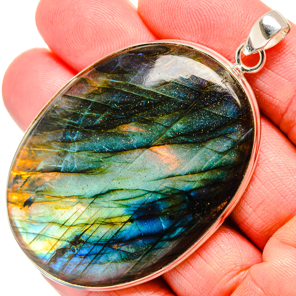 Labradorite Pendants handcrafted by Anasilvercos - PD35251