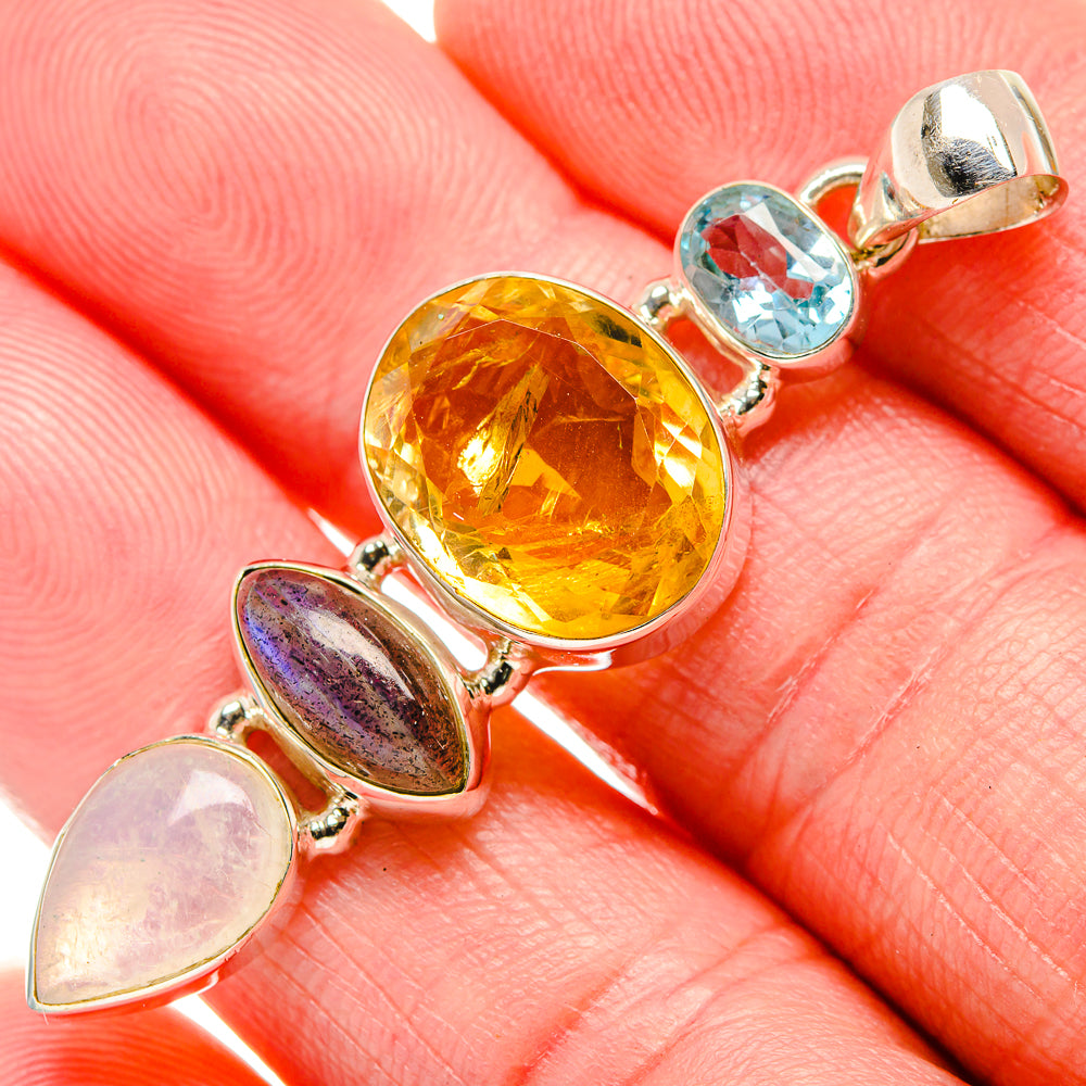 Citrine Pendants handcrafted by Anasilvercos - PD35272