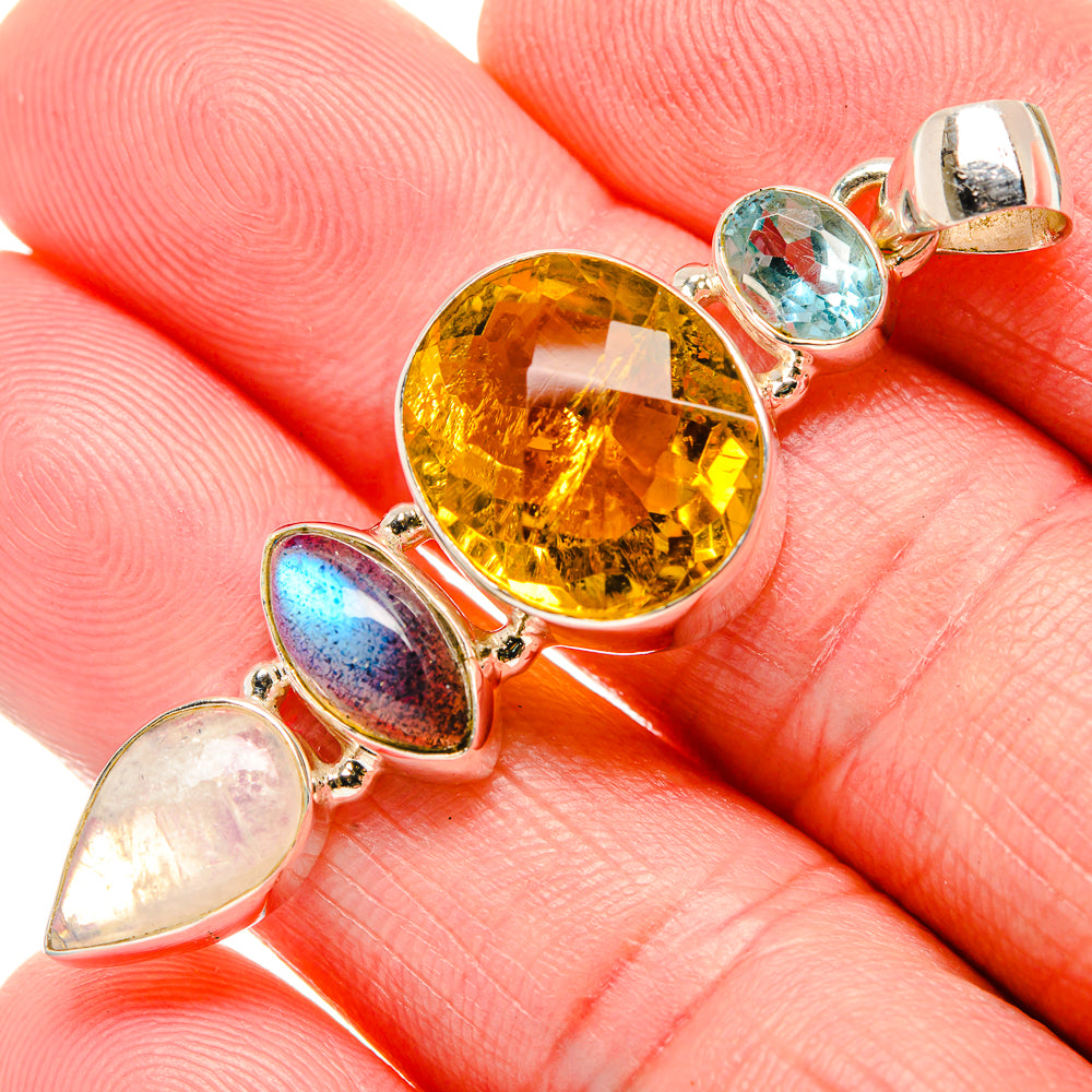 Citrine Pendants handcrafted by Anasilvercos - PD35273