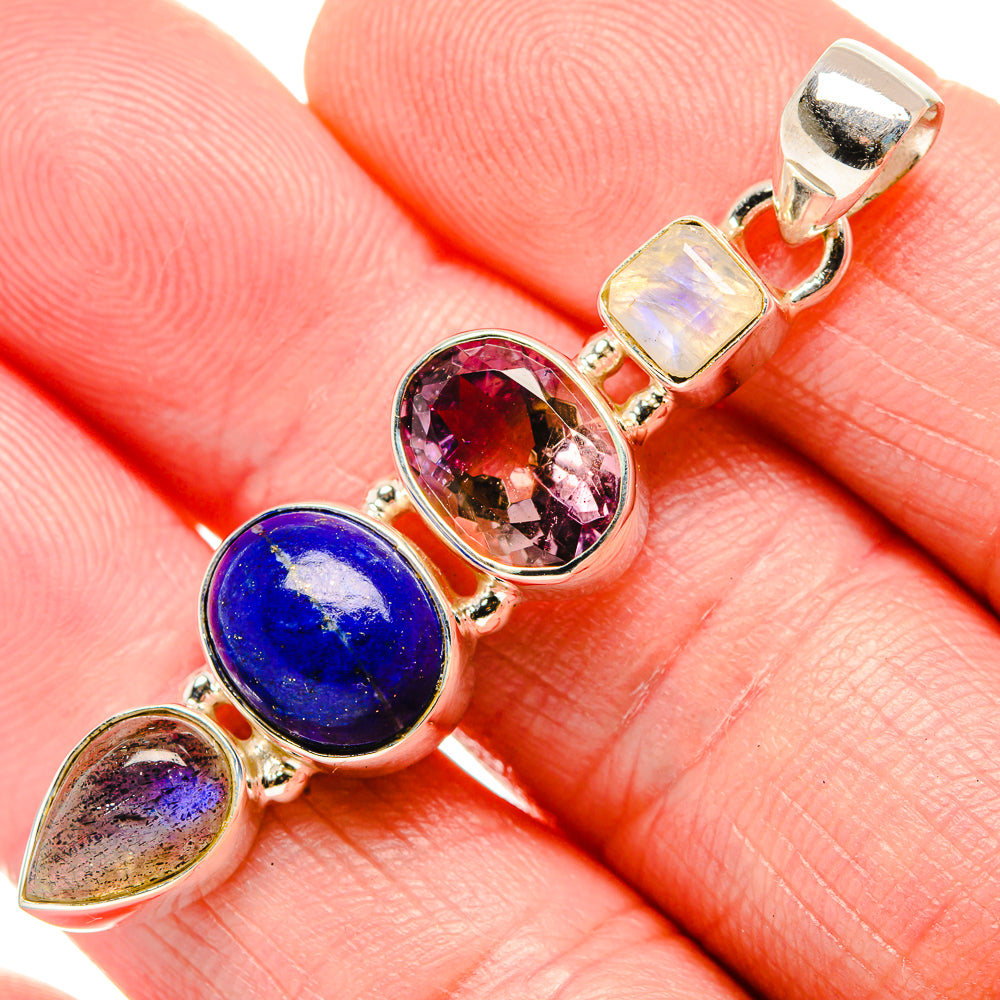 Lapis Lazuli Pendants handcrafted by Anasilvercos - PD35274