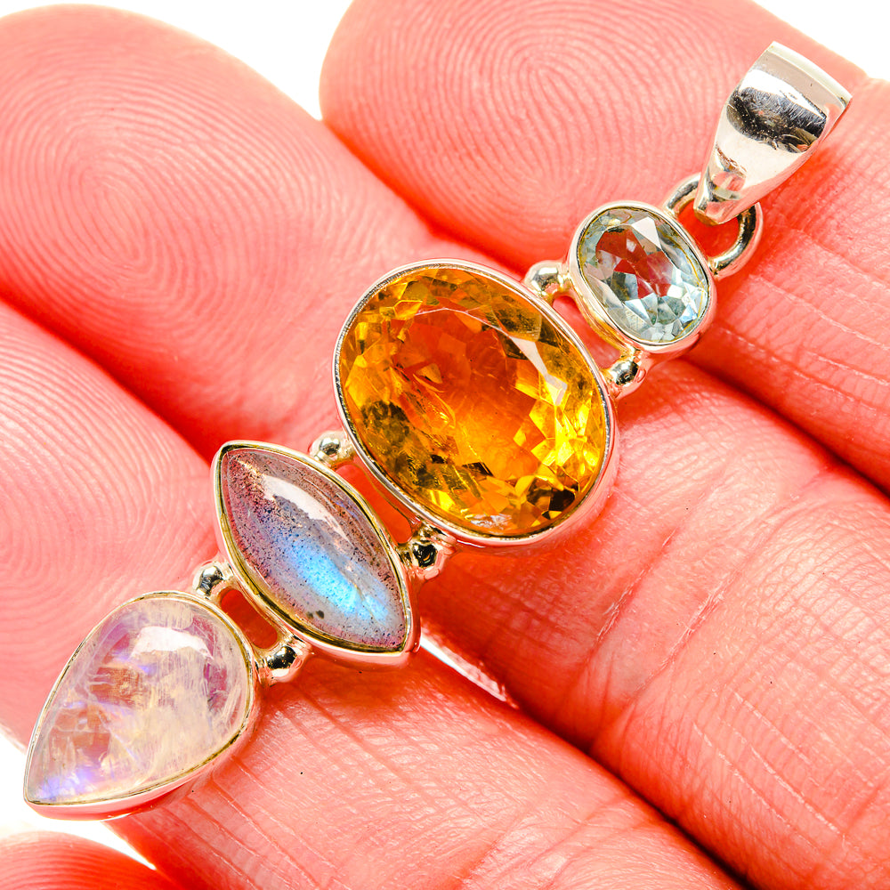 Citrine Pendants handcrafted by Anasilvercos - PD35275