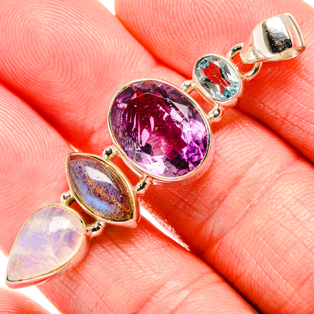 Amethyst Pendants handcrafted by Anasilvercos - PD35283