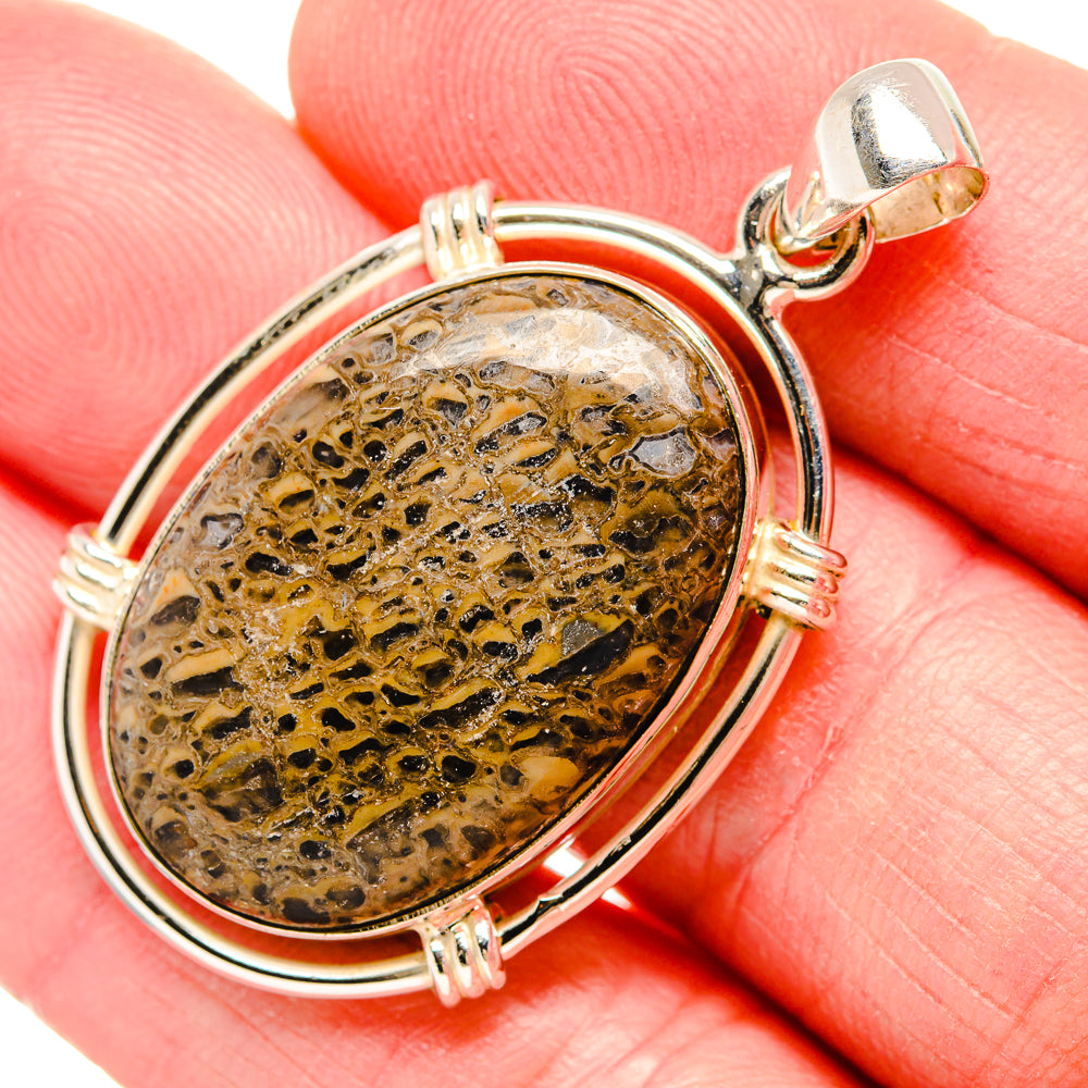 Dinosaur Bone Pendants handcrafted by Anasilvercos - PD35294
