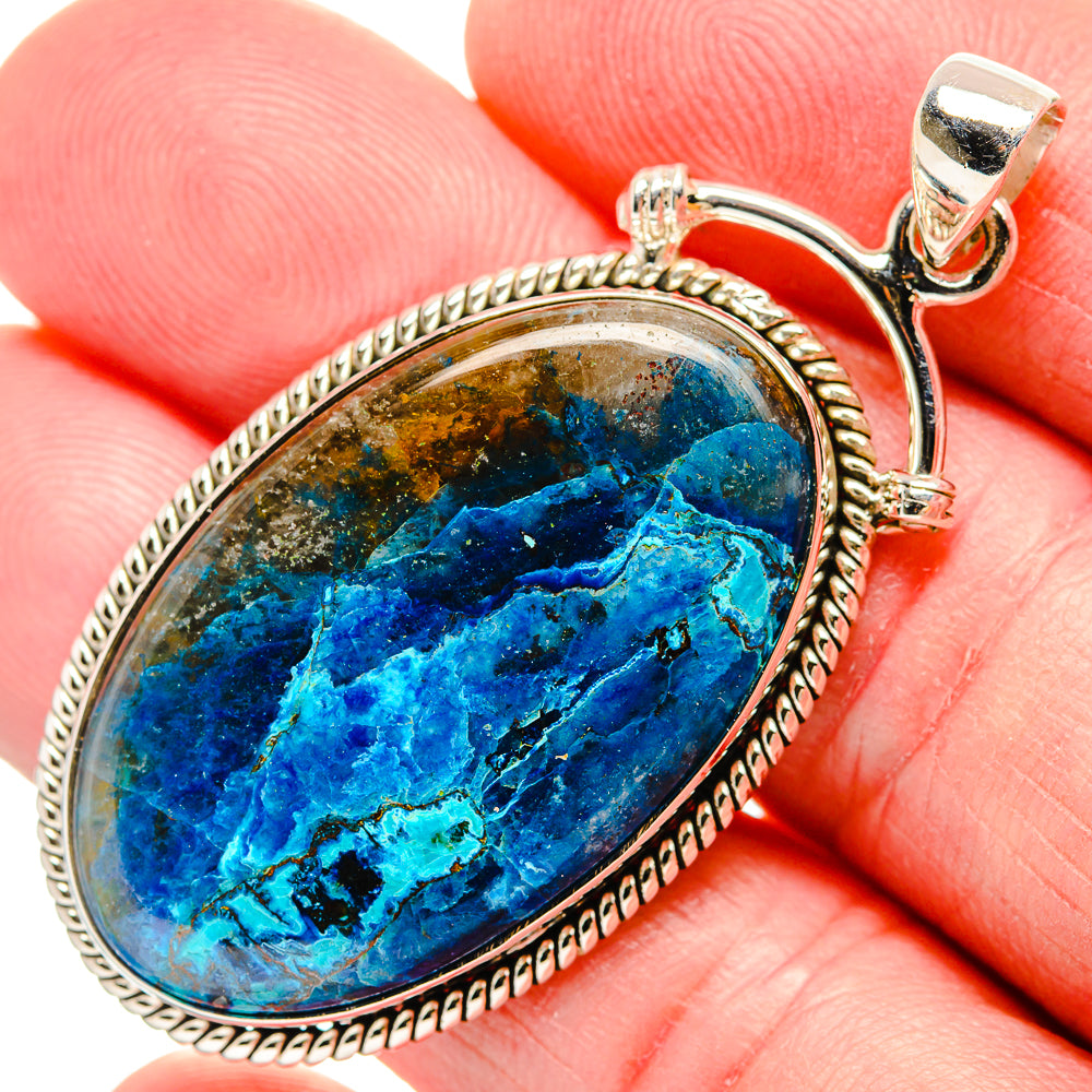 Shattuckite Pendants handcrafted by Anasilvercos - PD35295