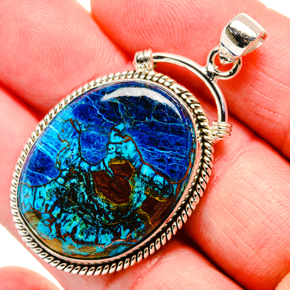 Shattuckite Pendants handcrafted by Anasilvercos - PD35296